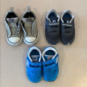 Size 7 Toddler Shoes (3 pair)